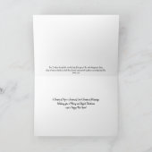 Kerstkardinaal Bird Faith Kaart John 3:16 (Binnen)