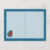 Kerstkardinaal denken van jullie feestdag feestdagenkaart (Achterkant)