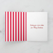 Kerstkardinaal met winterPet Feestdagen Kaart (Binnen)