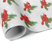 kerstkardinaal op papier (Rol Hoek)