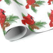 kerstkardinaal op papier (Rol Hoek)