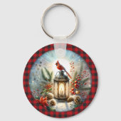 Kerstkardinaal Remember Loved One Lantern Sleutelhanger (Achterkant)