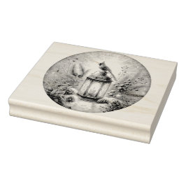 kerstkardinaal rubberstempel