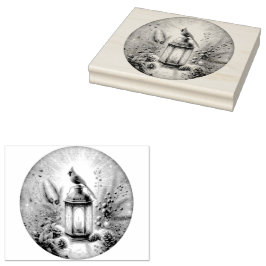 kerstkardinaal rubberstempel
