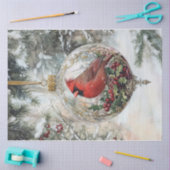 kerstkardinaal-versiering tissuepapier (Craft)