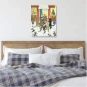 kerstkarolen canvas afdruk (Insitu (Slaapkamer))