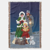 kerstkarolen deken (Voorkant Verticaal)