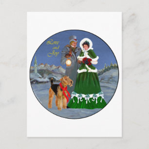 kerstkarolen feestdagenkaart