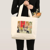 kerstkarolen grote tote bag (Voorkant (product))