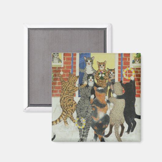 kerstkarolen magneet (Voorkant / Achterkant)