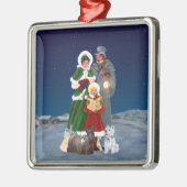 kerstkarolen metalen ornament (Links)