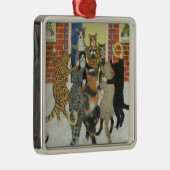 kerstkarolen metalen ornament (Rechts)