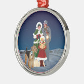 kerstkarolen metalen ornament (Links)