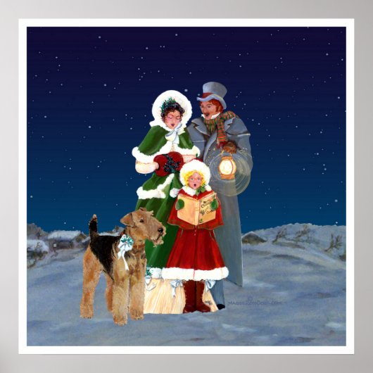 kerstkarolen poster (Voorkant)