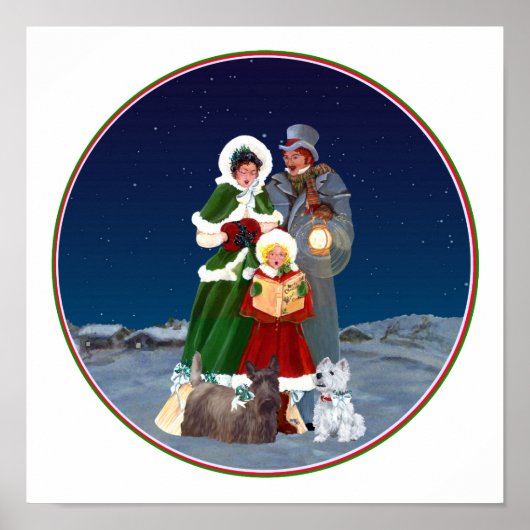 kerstkarolen poster (Voorkant)