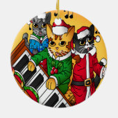 kerstkarolkatten keramisch ornament (Achterkant)