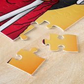 kerstkarolkatten legpuzzel (Zijkant)