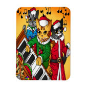 kerstkarolkatten magneet (Verticaal)