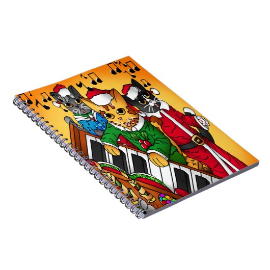 kerstkarolkatten notitieboek (Rechterzijde)