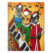 kerstkarolkatten notitieboek (Voorkant)