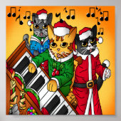kerstkarolkatten poster (Voorkant)