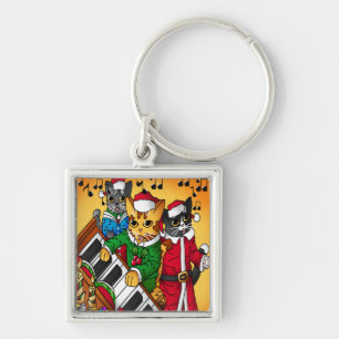 kerstkarolkatten sleutelhanger