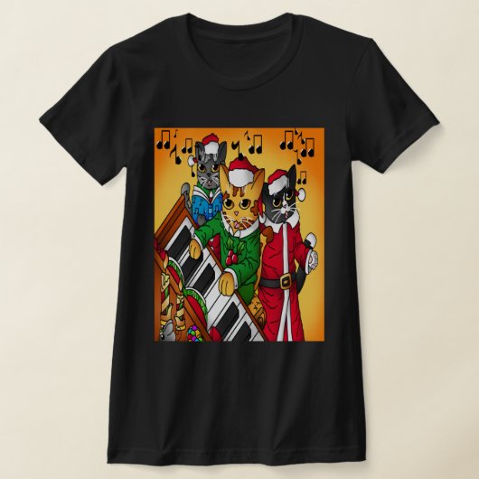 kerstkarolkatten t-shirt (Laagn)
