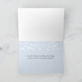 kerstkarolmuziek met versieringen kaart (Binnen)