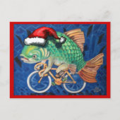 kerstkarper feestdagenkaart (Voorkant)