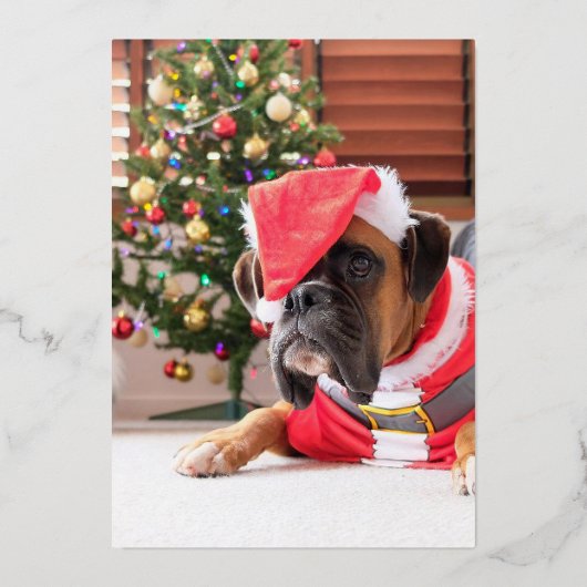 KERSTKART COLLAAGE MET ECHT GOUD FOLIE FOLIE UITNODIGING (Achterkant)