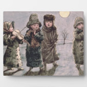 Kerstkarteling (met papier) fotoplaat (Voorkant)