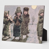 Kerstkarteling (met papier) fotoplaat (Zijkant)