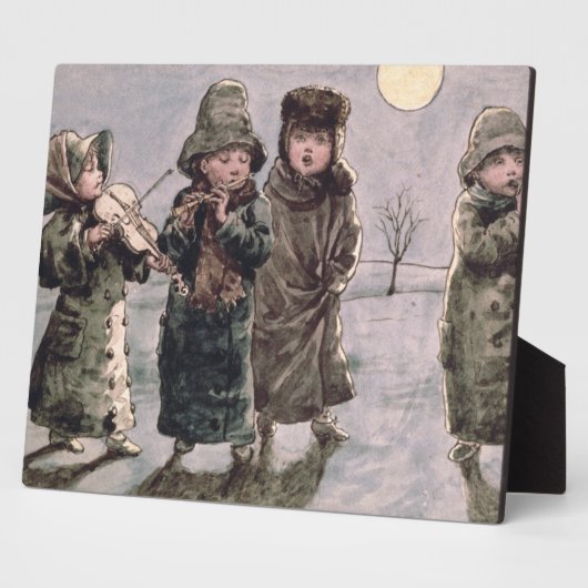 Kerstkarteling (met papier) fotoplaat (Zijkant)