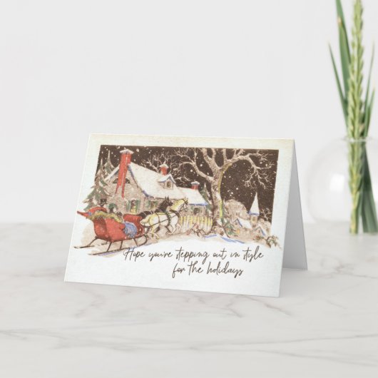 KERSTKARTTREND Greeting Card Bedankkaart (Voorkant)