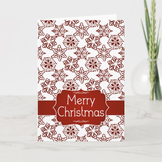 kerstkast feestdagen kaart (Voorkant)