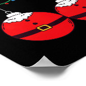 Kerstkastanjes Kerst Noten Kerstmis Matching Kerst Poster (Hoek)
