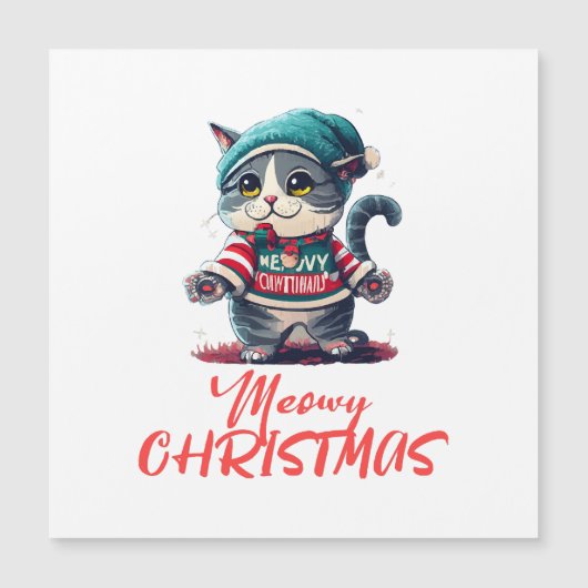Kerstkat  (Voorkant)
