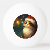 Kerstkat (3) pingpongbal (Voorkant)
