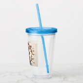 Kerstkat 3D Acryl Drinkbeker (Links)