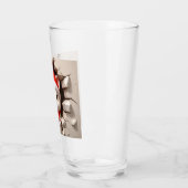 Kerstkat 3D Glas (Links)