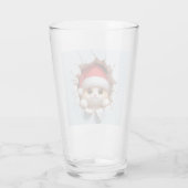 Kerstkat 3D Glas (Achterkant)