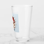 Kerstkat 3D Glas (Links)