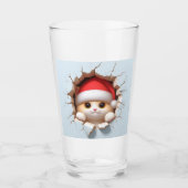 Kerstkat 3D Glas (Voorkant)