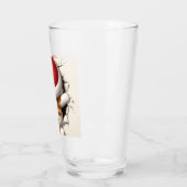 Kerstkat 3D Glas (Links)