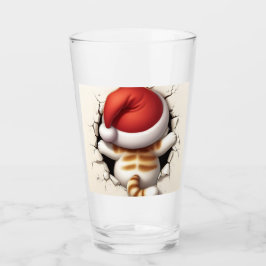 Kerstkat 3D Glas