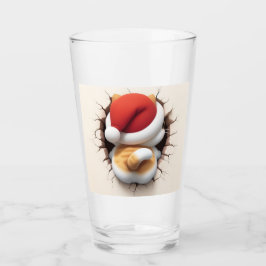 Kerstkat 3D Glas