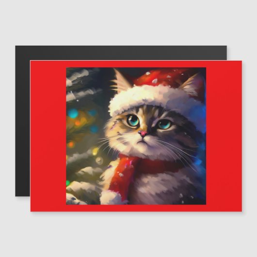 Kerstkat 5 (Voorkant / Achterkant)