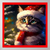 Kerstkat 5 poster (Voorkant)