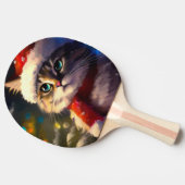 Kerstkat (5) tafeltennisbatje (Zijkant)