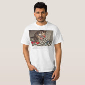 kerstkat-aanval t-shirt (Voorkant volledig)